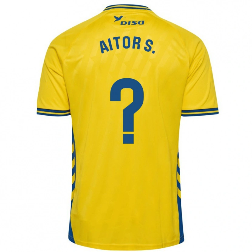 Danxen Damen Aitor Sánchez #0 Gelb Blau Heimtrikot Trikot 2025/26 T-Shirt Österreich