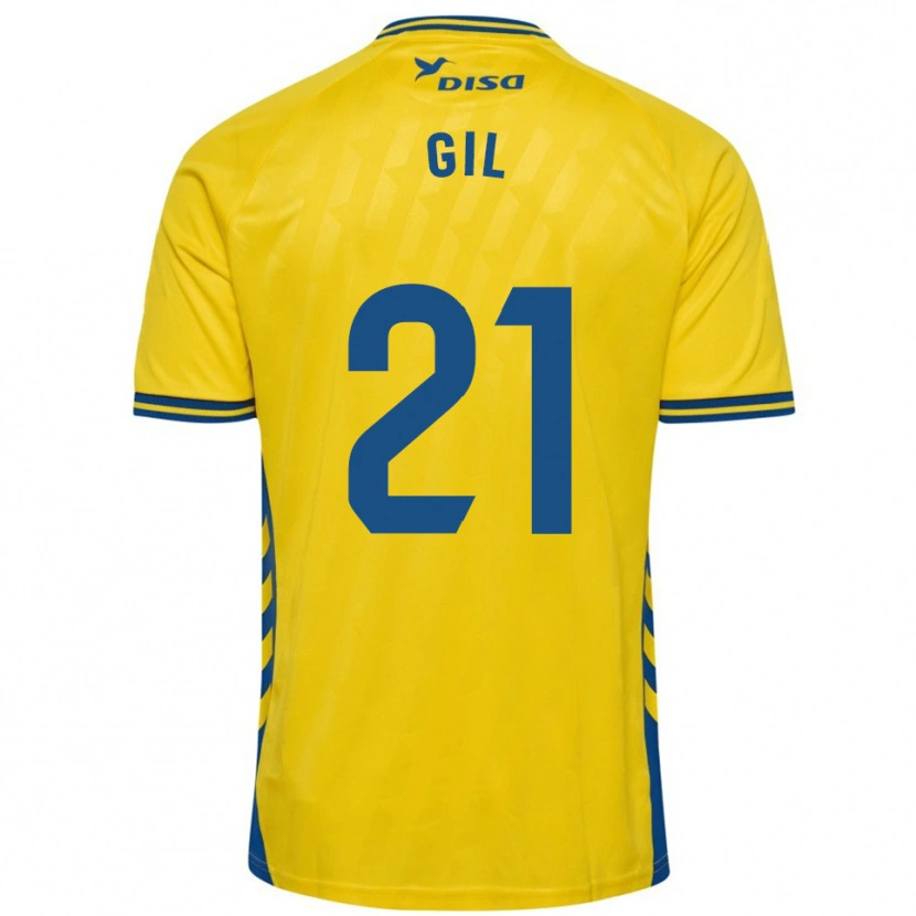 Danxen Damen Iván Gil #21 Gelb Blau Heimtrikot Trikot 2025/26 T-Shirt Österreich