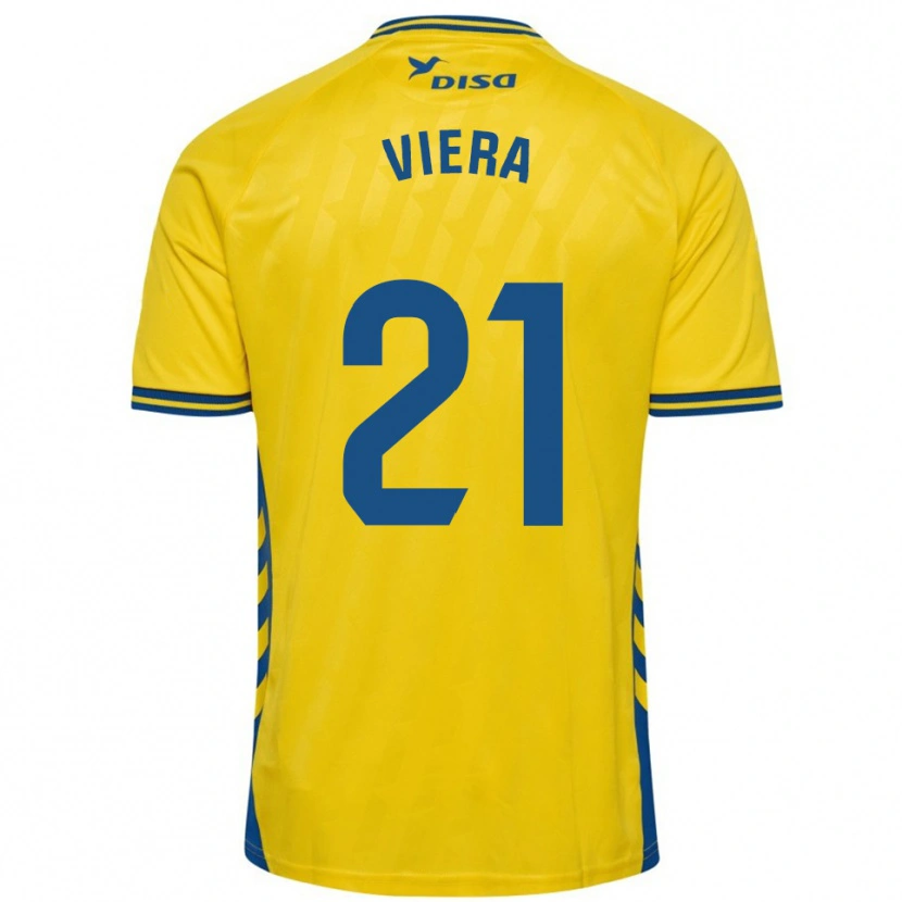 Danxen Damen Jonathan Viera #21 Gelb Blau Heimtrikot Trikot 2025/26 T-Shirt Österreich