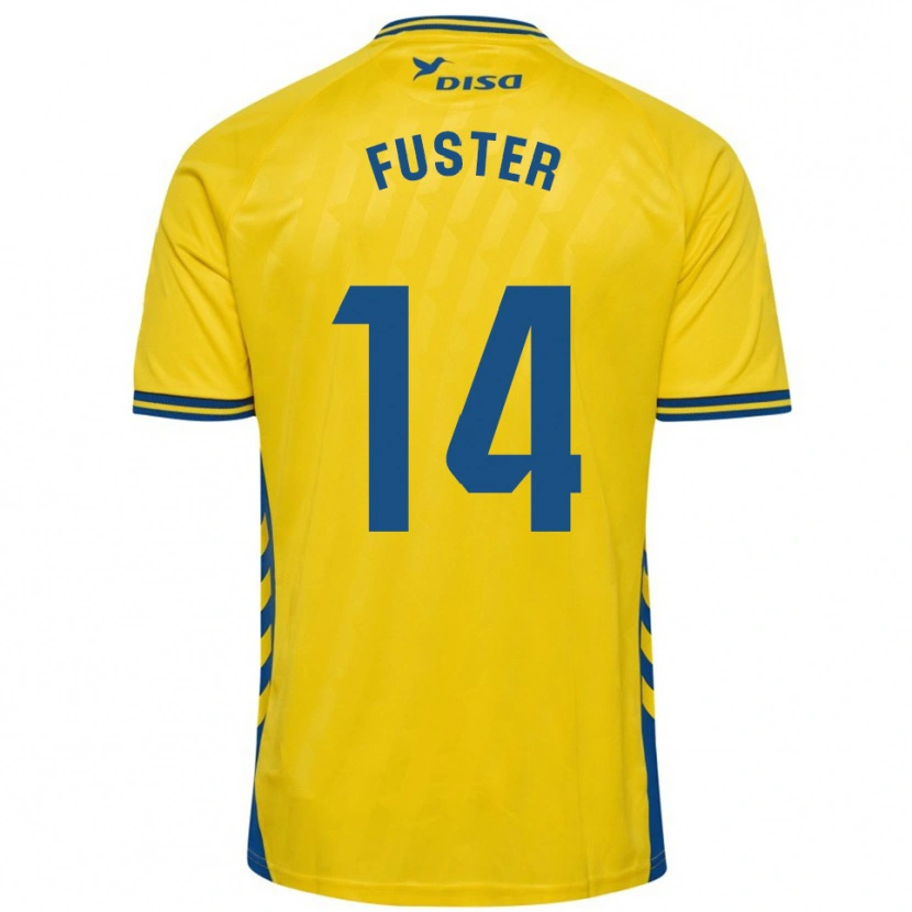 Danxen Damen Manu Fuster #14 Gelb Blau Heimtrikot Trikot 2025/26 T-Shirt Österreich