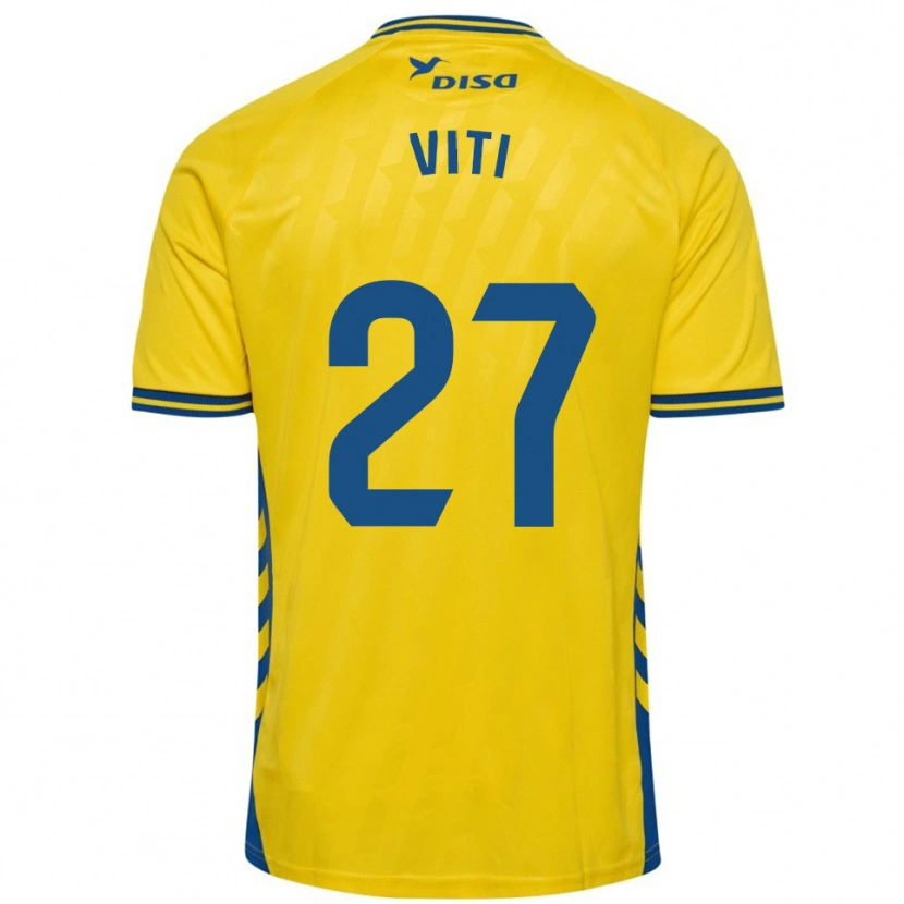 Danxen Damen Viti #27 Gelb Blau Heimtrikot Trikot 2025/26 T-Shirt Österreich