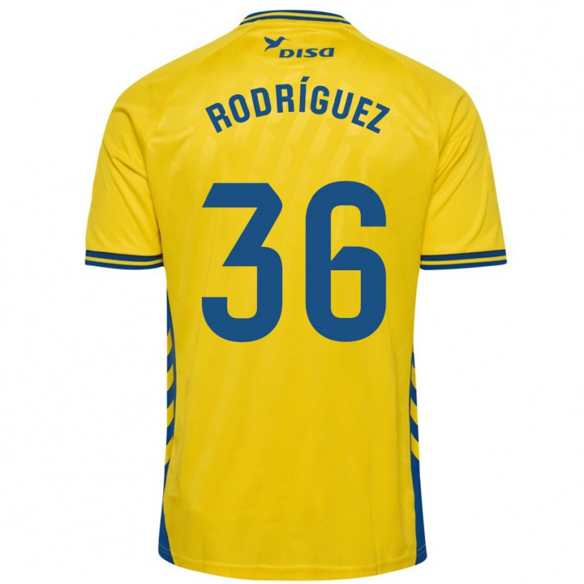Danxen Damen Arturo Rodríguez #36 Gelb Blau Heimtrikot Trikot 2025/26 T-Shirt Österreich