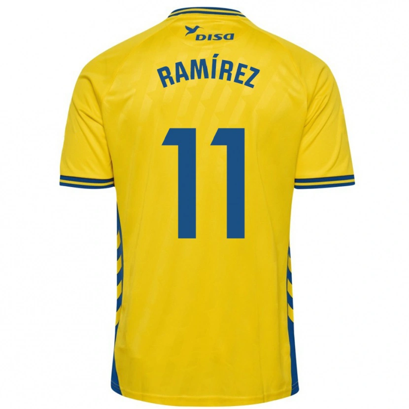Danxen Damen Benito Ramírez #11 Gelb Blau Heimtrikot Trikot 2025/26 T-Shirt Österreich