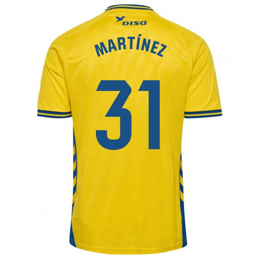 Danxen Damen Ian Martínez #31 Gelb Blau Heimtrikot Trikot 2025/26 T-Shirt Österreich