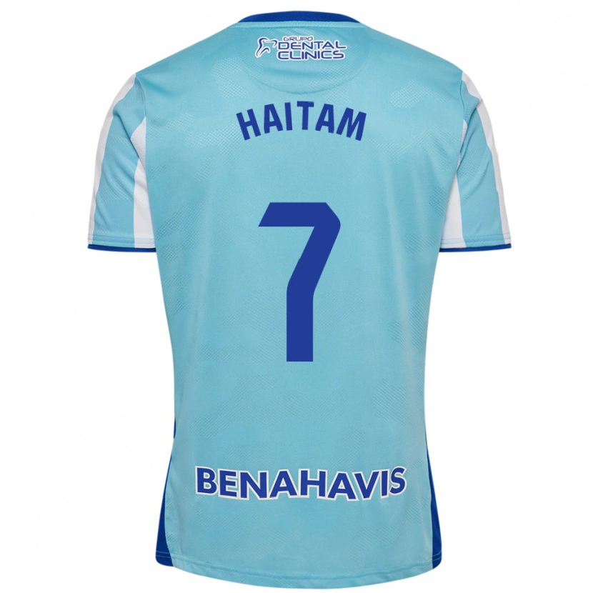 Danxen Damen Haitam Abaida #7 Himmelblau Weiß Heimtrikot Trikot 2025/26 T-Shirt Österreich