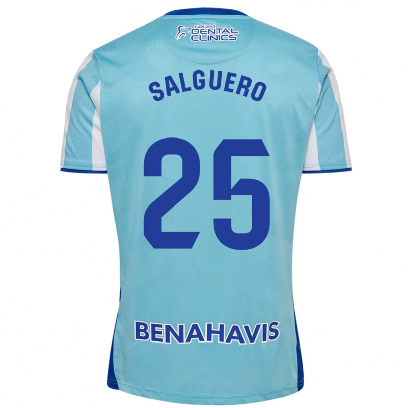 Danxen Damen Ismael Salguero #25 Himmelblau Weiß Heimtrikot Trikot 2025/26 T-Shirt Österreich