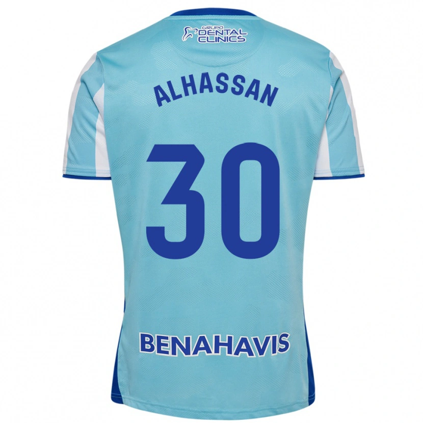 Danxen Damen Mubarak Alhassan #30 Himmelblau Weiß Heimtrikot Trikot 2025/26 T-Shirt Österreich