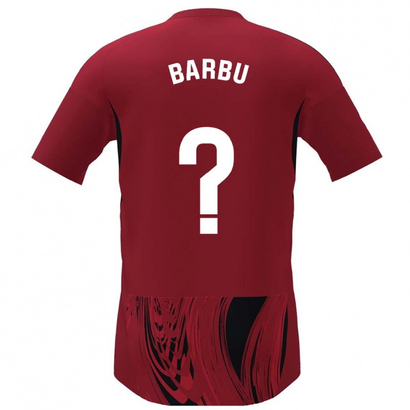 Danxen Damen Álex Barbu #0 Rot Schwarz Heimtrikot Trikot 2025/26 T-Shirt Österreich