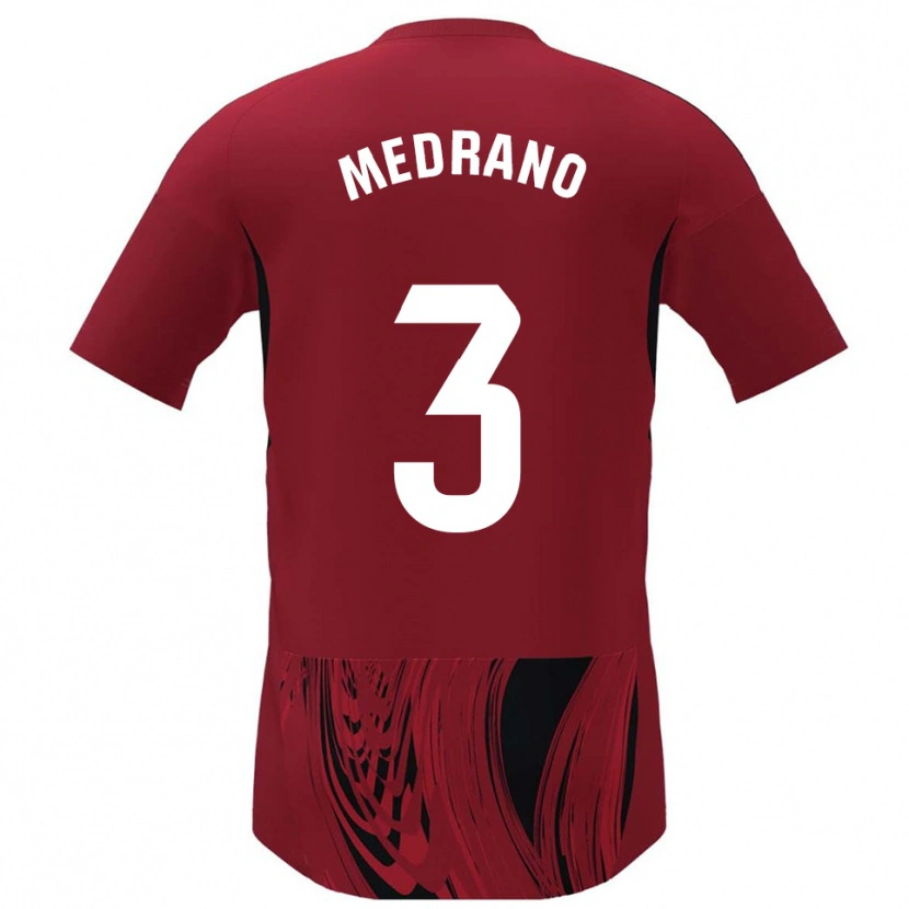 Danxen Damen Fernando Medrano #3 Rot Schwarz Heimtrikot Trikot 2025/26 T-Shirt Österreich