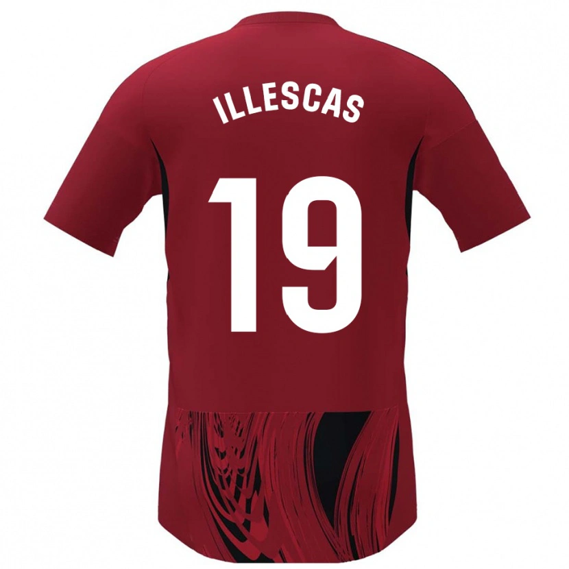 Danxen Damen Marino Illescas #19 Rot Schwarz Heimtrikot Trikot 2025/26 T-Shirt Österreich