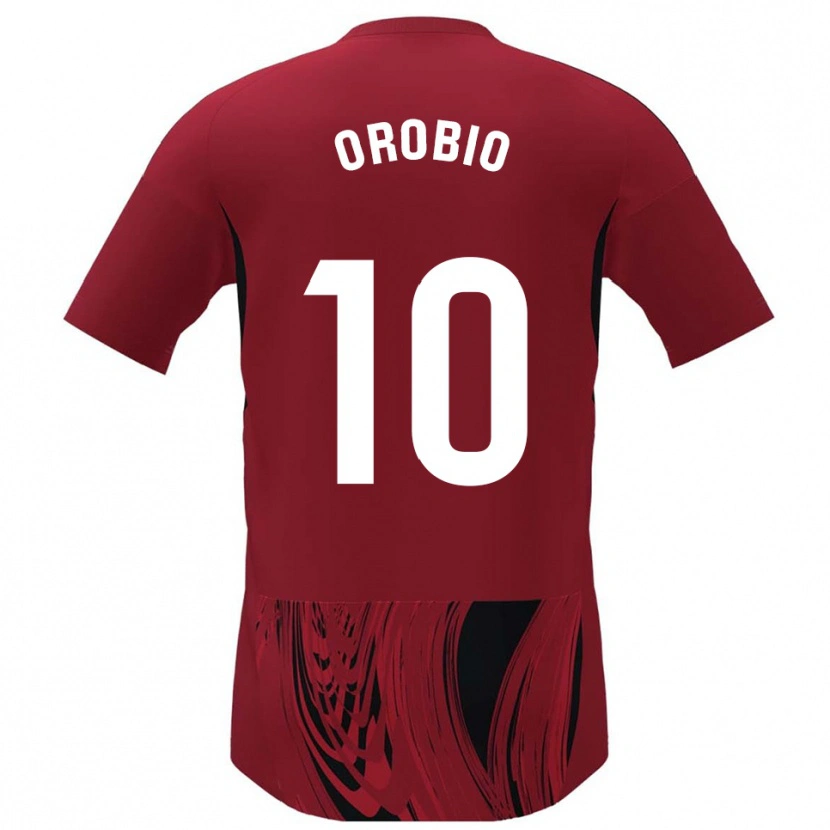 Danxen Damen Ekhiotz Orobio #10 Rot Schwarz Heimtrikot Trikot 2025/26 T-Shirt Österreich