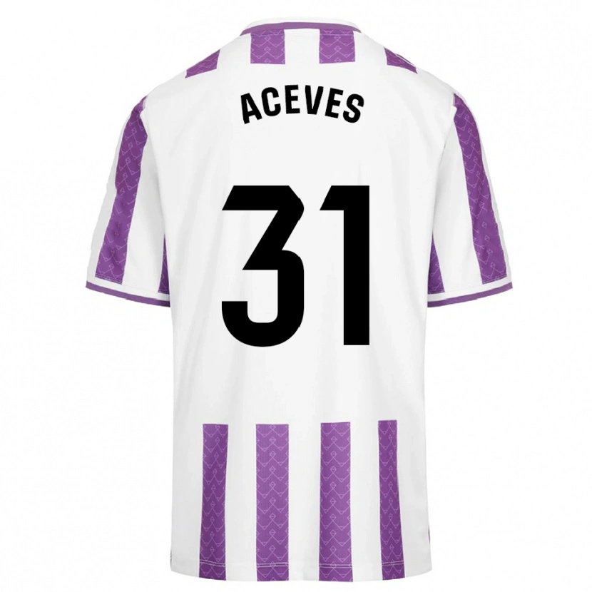 Danxen Damen Álvaro Aceves #31 Lila Weiß Heimtrikot Trikot 2025/26 T-Shirt Österreich