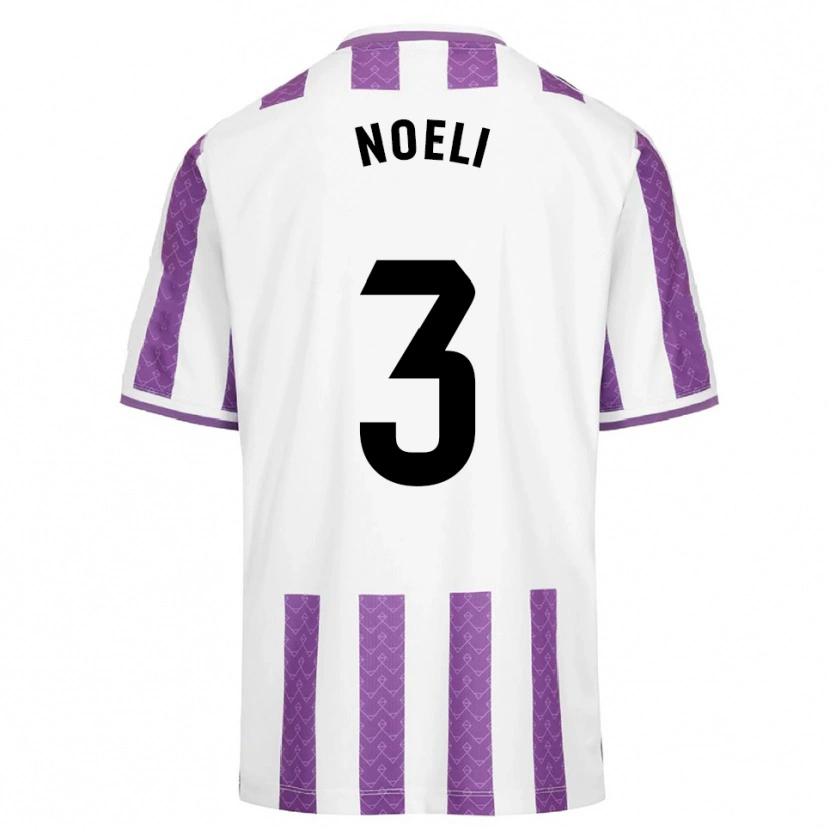 Danxen Damen Noelia Díez González #3 Lila Weiß Heimtrikot Trikot 2025/26 T-Shirt Österreich