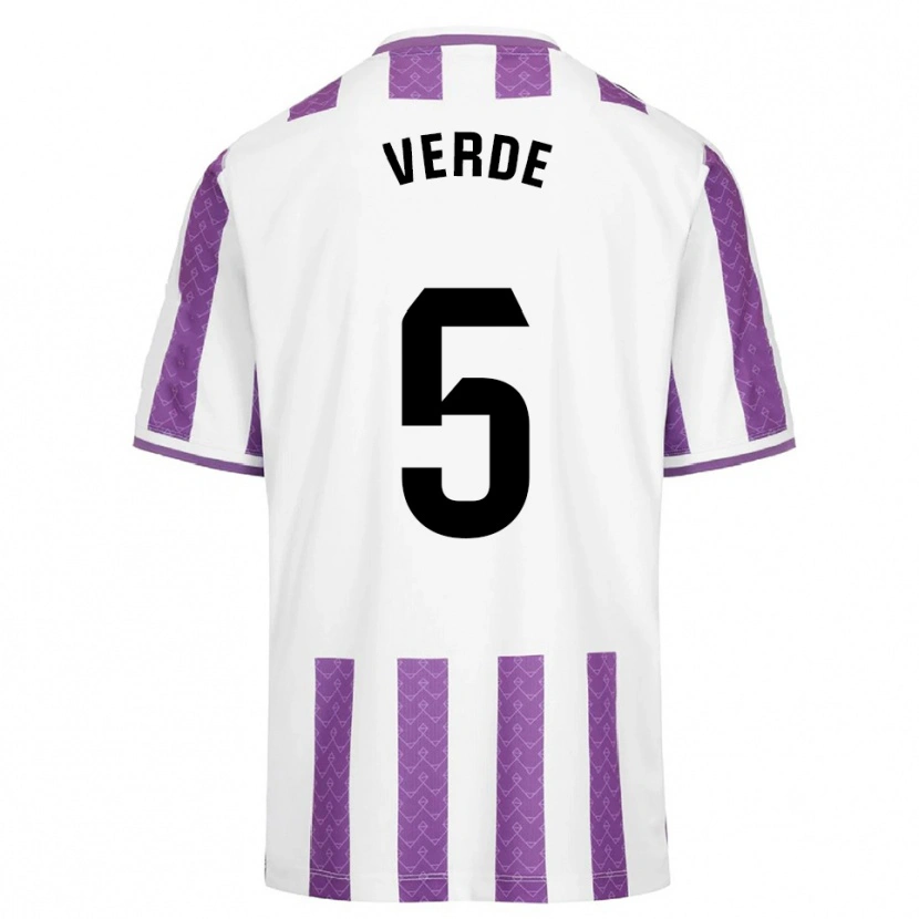 Danxen Damen Adrián Verde #5 Lila Weiß Heimtrikot Trikot 2025/26 T-Shirt Österreich