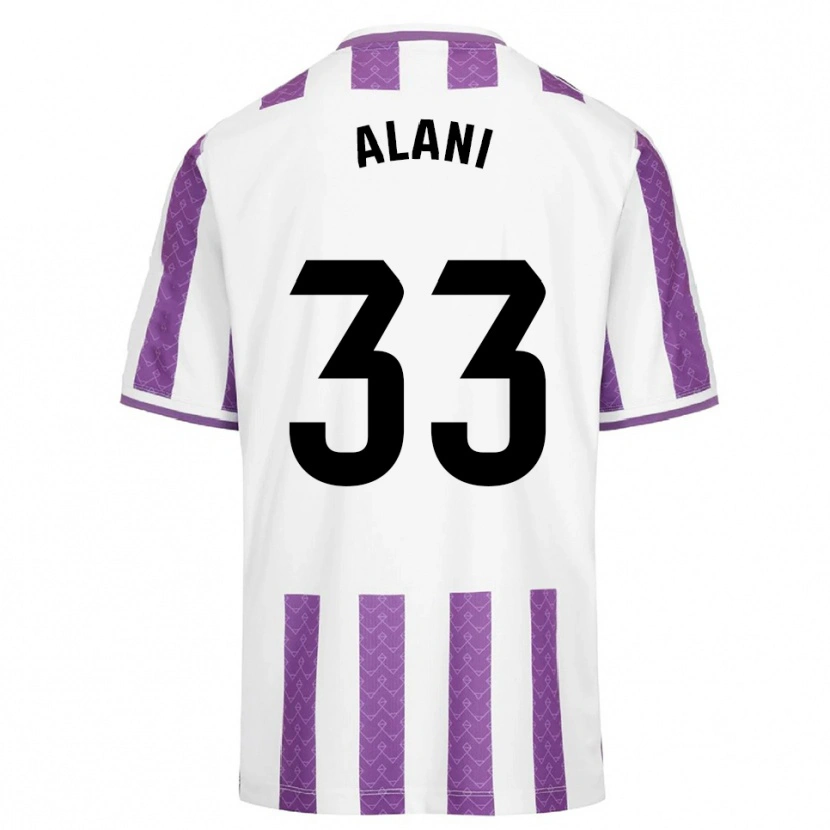 Danxen Damen Ibrahim Alani #33 Lila Weiß Heimtrikot Trikot 2025/26 T-Shirt Österreich