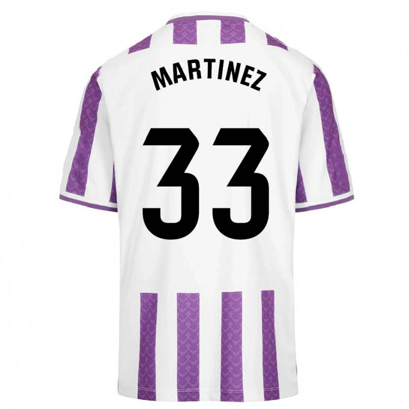 Danxen Damen Jesús Martínez #33 Lila Weiß Heimtrikot Trikot 2025/26 T-Shirt Österreich