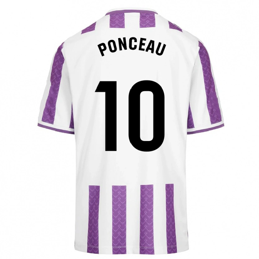Danxen Damen Julien Ponceau #10 Lila Weiß Heimtrikot Trikot 2025/26 T-Shirt Österreich