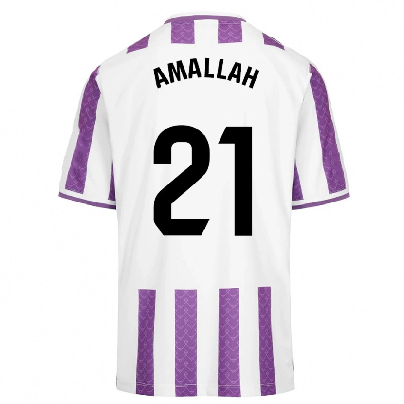 Danxen Damen Selim Amallah #21 Lila Weiß Heimtrikot Trikot 2025/26 T-Shirt Österreich