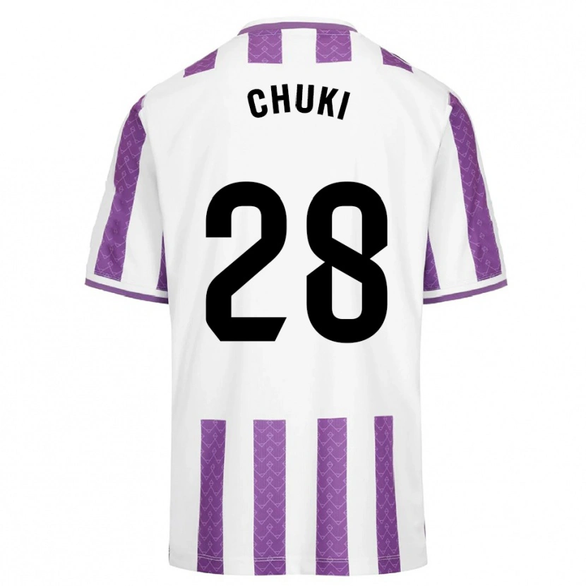 Danxen Damen Chuki #28 Lila Weiß Heimtrikot Trikot 2025/26 T-Shirt Österreich
