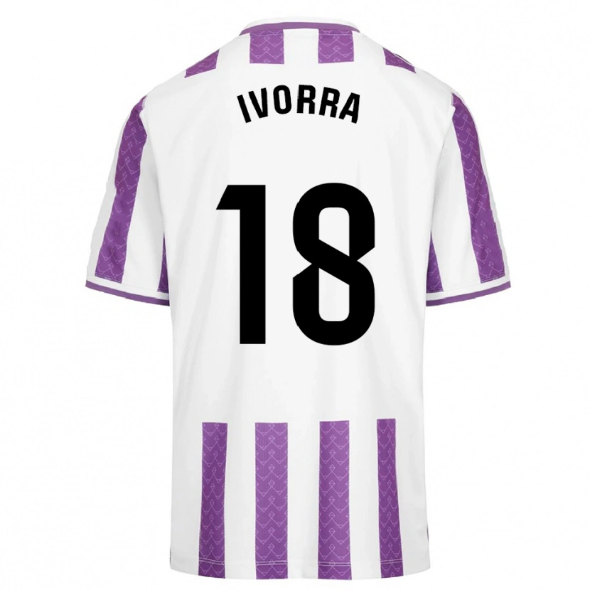 Danxen Damen Iker Ivorra #18 Lila Weiß Heimtrikot Trikot 2025/26 T-Shirt Österreich