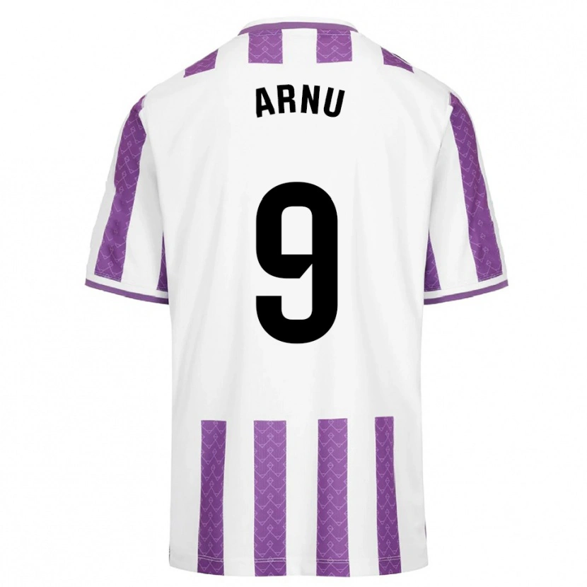 Danxen Damen Adrián Arnu #9 Lila Weiß Heimtrikot Trikot 2025/26 T-Shirt Österreich