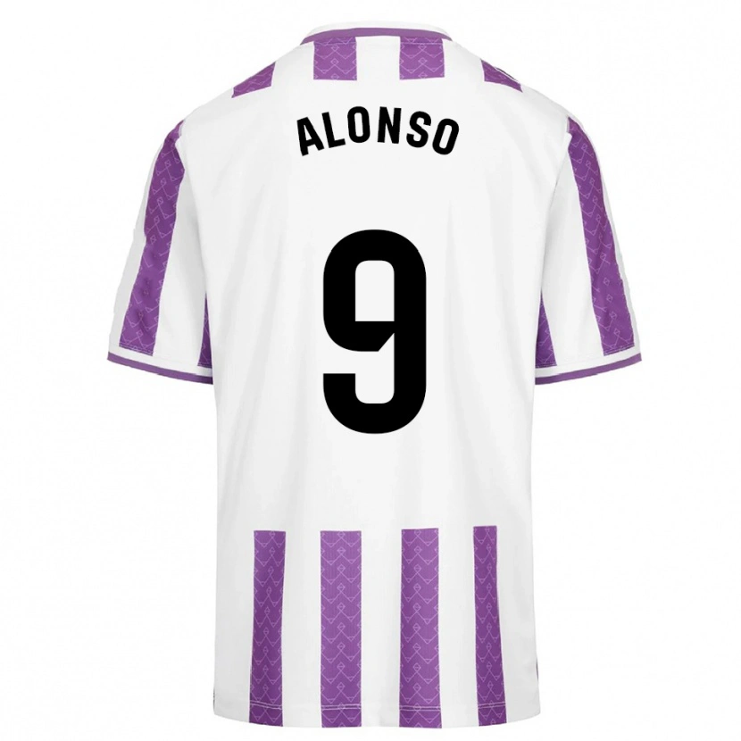 Danxen Damen María Alonso Hidalgo #9 Lila Weiß Heimtrikot Trikot 2025/26 T-Shirt Österreich