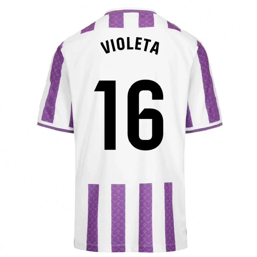 Danxen Damen Violeta Antón Guerrero #16 Lila Weiß Heimtrikot Trikot 2025/26 T-Shirt Österreich