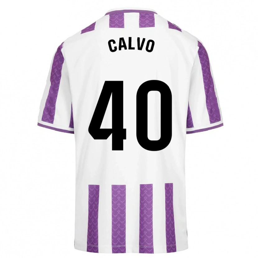 Danxen Damen Hugo Calvo #40 Lila Weiß Heimtrikot Trikot 2025/26 T-Shirt Österreich