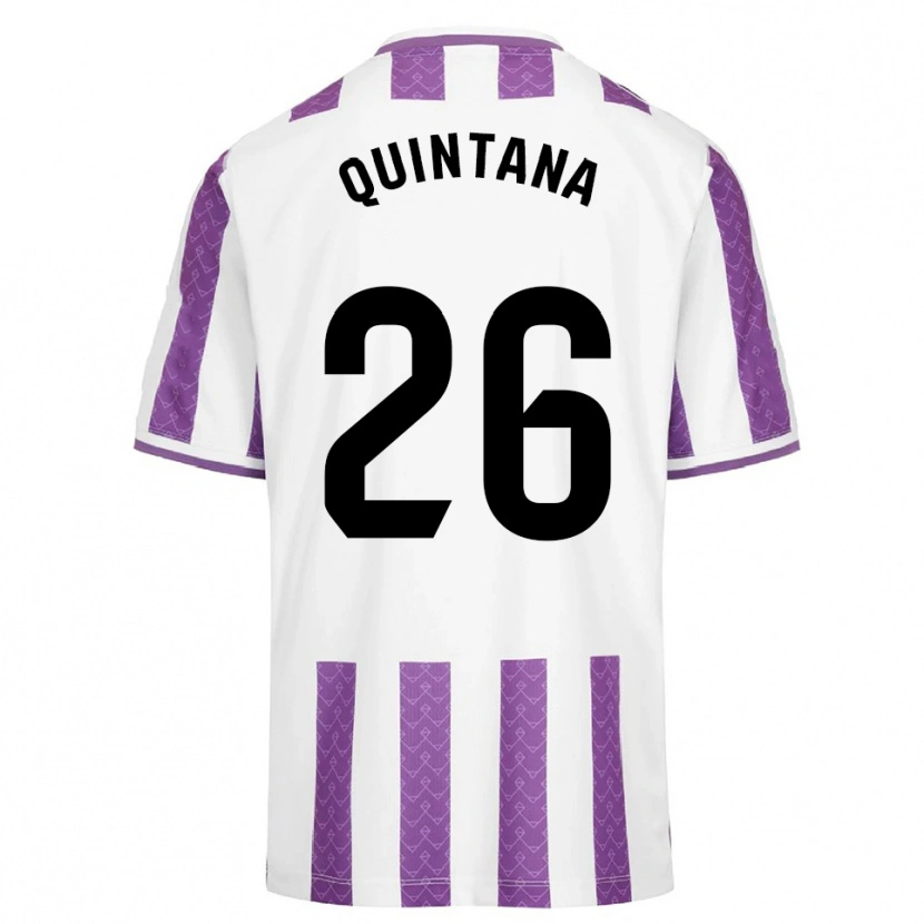 Danxen Damen Alberto Quintana #26 Lila Weiß Heimtrikot Trikot 2025/26 T-Shirt Österreich