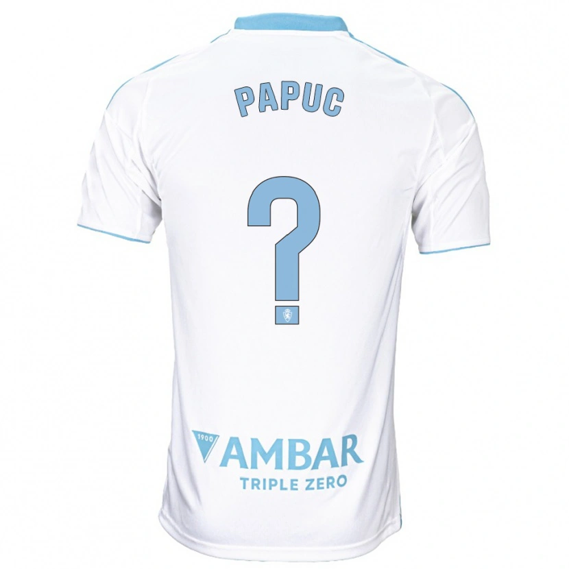 Danxen Damen Daniel Papuc #0 Weiß Himmelblau Heimtrikot Trikot 2025/26 T-Shirt Österreich