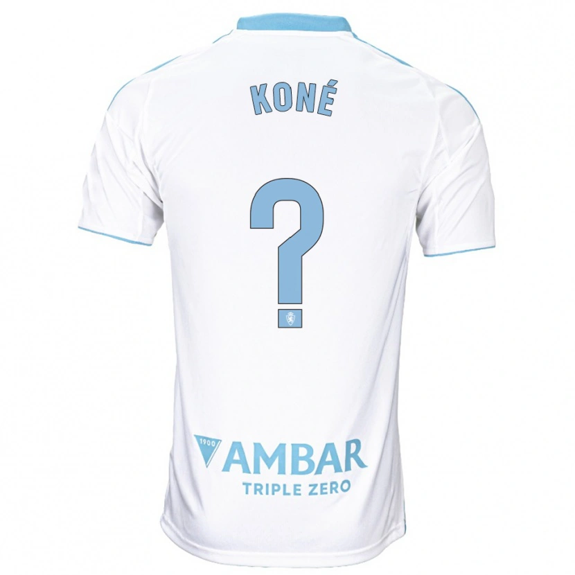Danxen Damen Lacine Koné #0 Weiß Himmelblau Heimtrikot Trikot 2025/26 T-Shirt Österreich