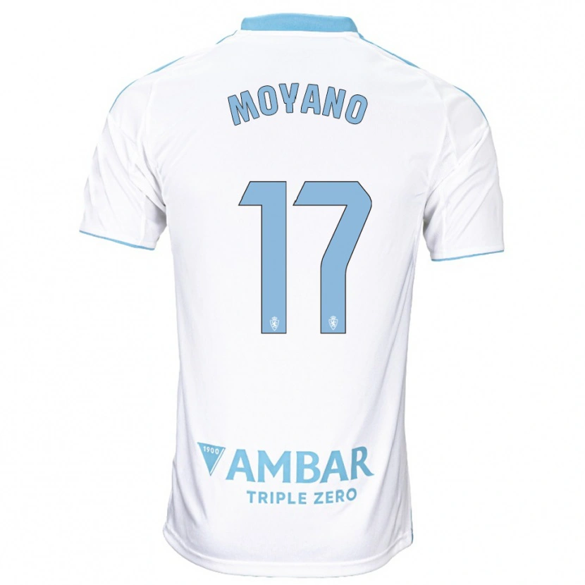 Danxen Damen Sebas Moyano #17 Weiß Himmelblau Heimtrikot Trikot 2025/26 T-Shirt Österreich