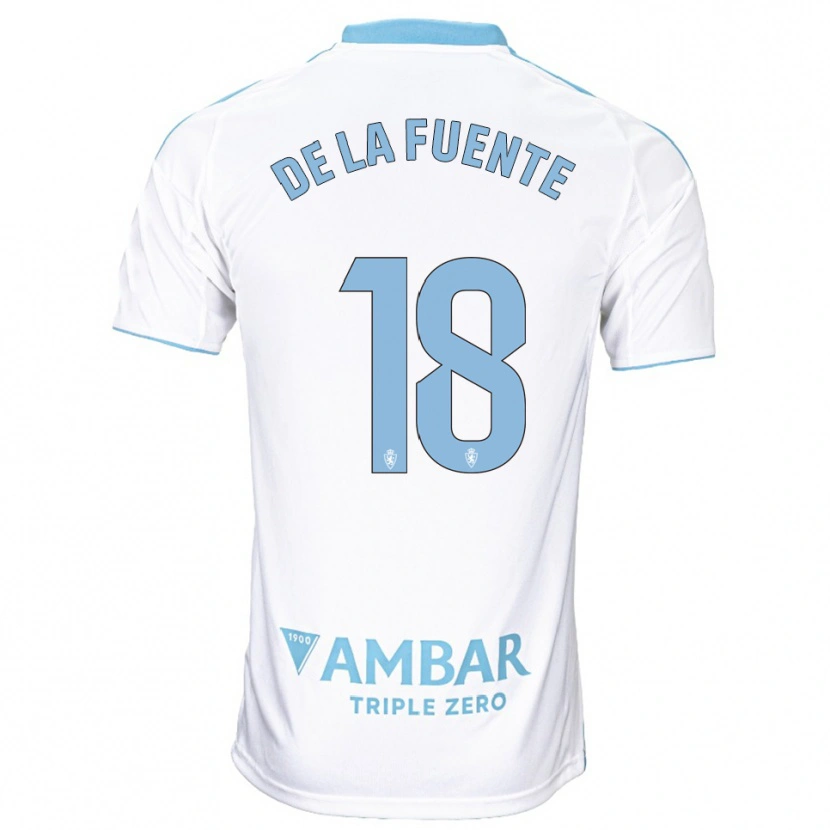 Danxen Damen Paulino De La Fuente #18 Weiß Himmelblau Heimtrikot Trikot 2025/26 T-Shirt Österreich
