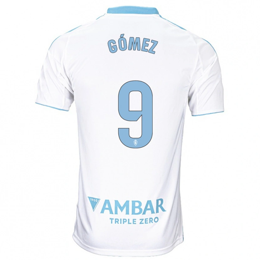 Danxen Damen Dani Gómez #9 Weiß Himmelblau Heimtrikot Trikot 2025/26 T-Shirt Österreich