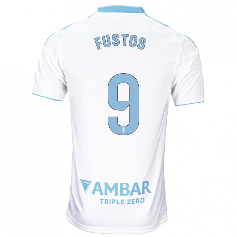 Danxen Damen Darius Fustos #9 Weiß Himmelblau Heimtrikot Trikot 2025/26 T-Shirt Österreich