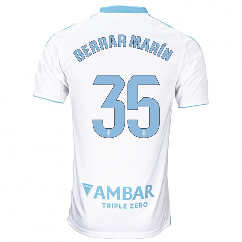 Danxen Damen Sergio Berrar #35 Weiß Himmelblau Heimtrikot Trikot 2025/26 T-Shirt Österreich