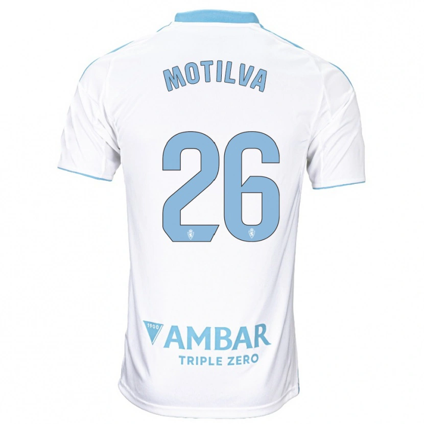 Danxen Damen Adrián Motilva #26 Weiß Himmelblau Heimtrikot Trikot 2025/26 T-Shirt Österreich
