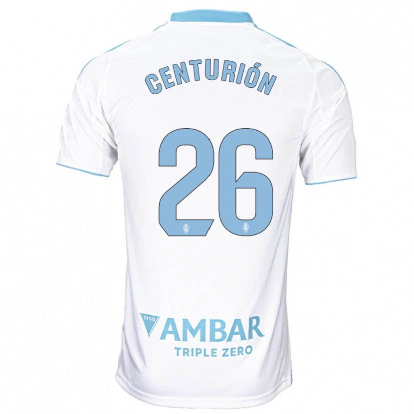 Danxen Damen Pablo Centurión #26 Weiß Himmelblau Heimtrikot Trikot 2025/26 T-Shirt Österreich