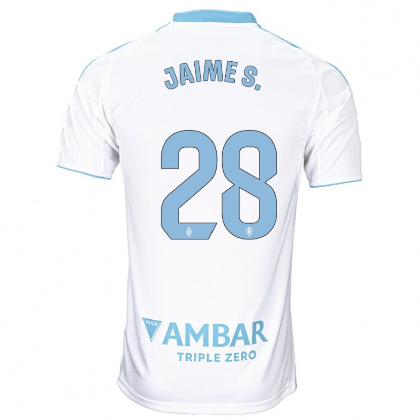 Danxen Damen Jaime Sánchez #28 Weiß Himmelblau Heimtrikot Trikot 2025/26 T-Shirt Österreich