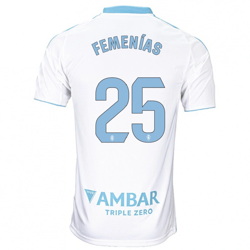 Danxen Damen Joan Femenías #25 Weiß Himmelblau Heimtrikot Trikot 2025/26 T-Shirt Österreich