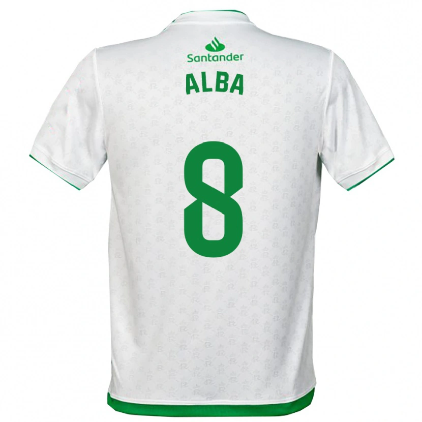 Danxen Damen Alba Luzuriaga Albelda #8 Grün Weiß Heimtrikot Trikot 2025/26 T-Shirt Österreich