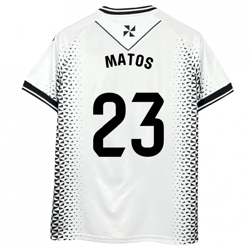 Danxen Damen José Matos #23 Weiß Schwarz Heimtrikot Trikot 2025/26 T-Shirt Österreich