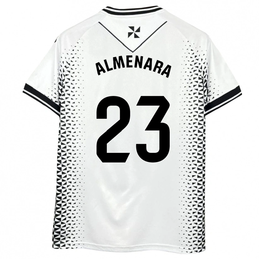 Danxen Damen Gonzalo Almenara #23 Weiß Schwarz Heimtrikot Trikot 2025/26 T-Shirt Österreich