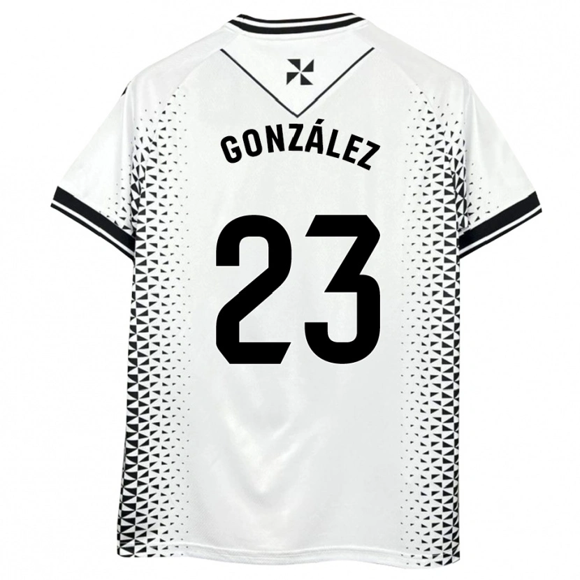 Danxen Damen Elías González #23 Weiß Schwarz Heimtrikot Trikot 2025/26 T-Shirt Österreich