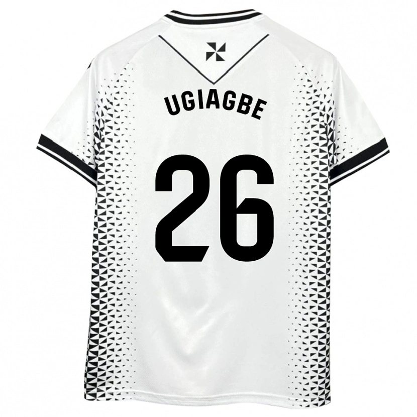 Danxen Damen Efe Ugiagbe #26 Weiß Schwarz Heimtrikot Trikot 2025/26 T-Shirt Österreich