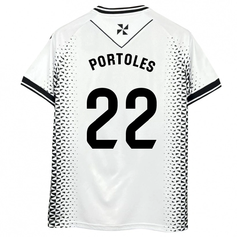 Danxen Damen Armengol Portoles #22 Weiß Schwarz Heimtrikot Trikot 2025/26 T-Shirt Österreich