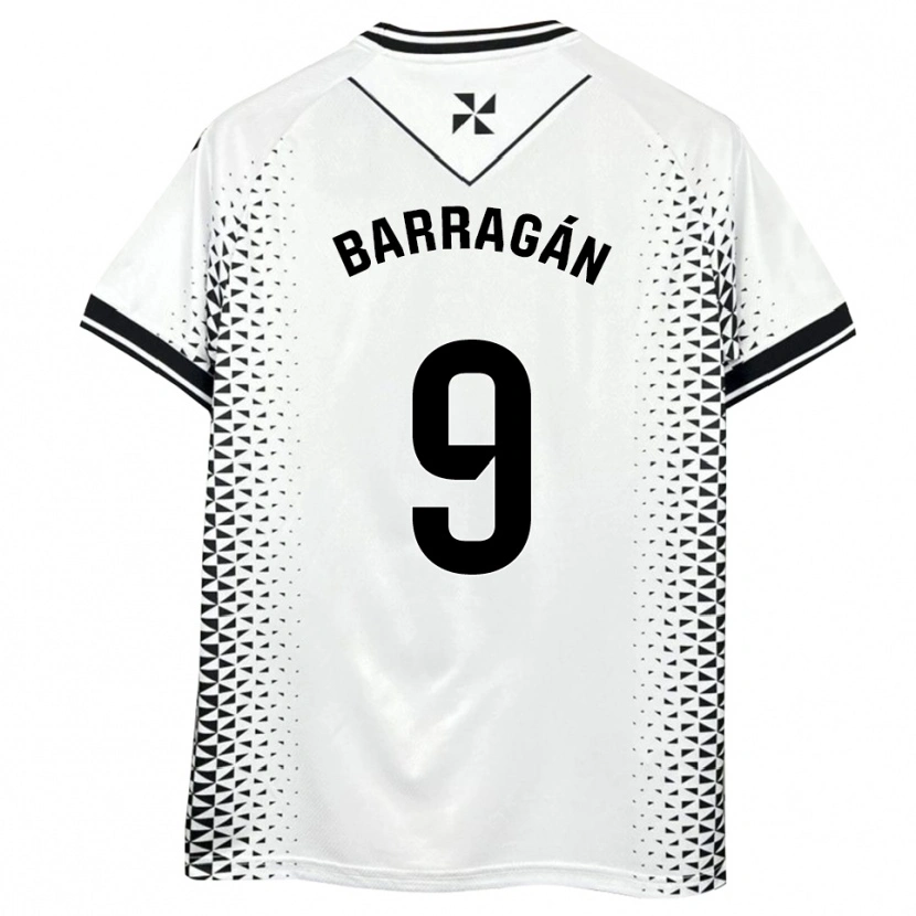 Danxen Damen Juan Barragán #9 Weiß Schwarz Heimtrikot Trikot 2025/26 T-Shirt Österreich