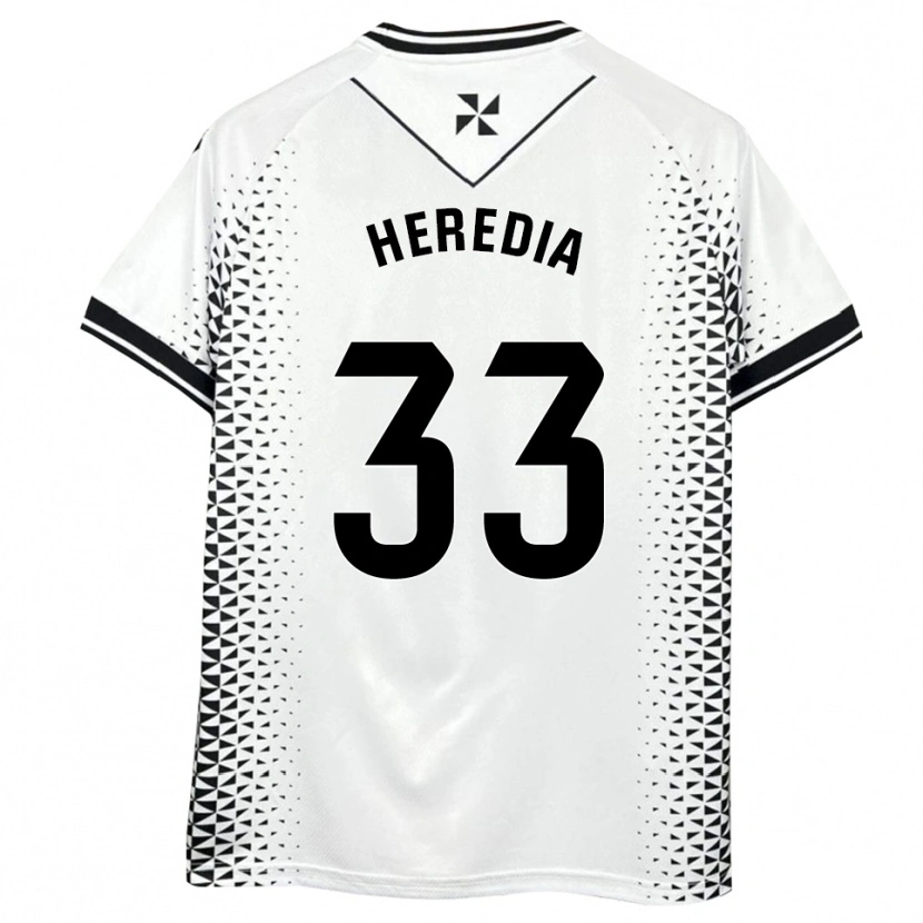 Danxen Damen Juanpe Heredia #33 Weiß Schwarz Heimtrikot Trikot 2025/26 T-Shirt Österreich