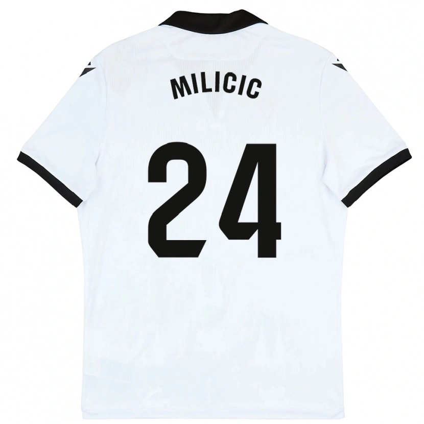 Danxen Damen Nikola Milicic #24 Weiß Schwarz Heimtrikot Trikot 2025/26 T-Shirt Österreich