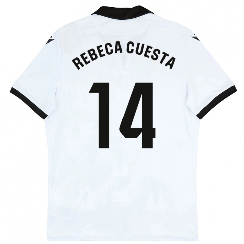 Danxen Damen Rebeca Cuesta #14 Weiß Schwarz Heimtrikot Trikot 2025/26 T-Shirt Österreich